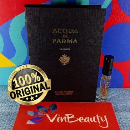 Vial Parfum OriginaL Acqua Di Parma Leather EDP 1.5 ml For Unisex Murah