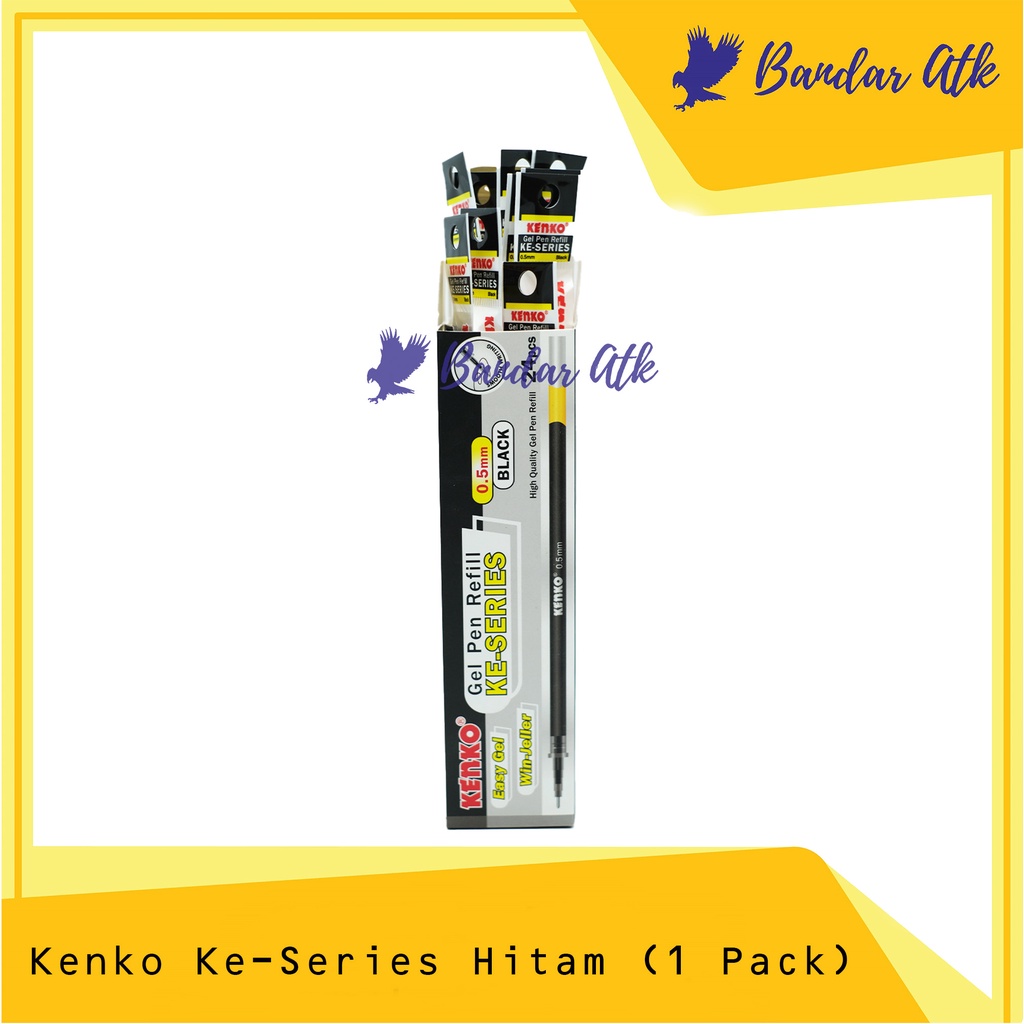 

Refill Isi Pen Pulpen Ballpoint Bolpen Kenko Ke Series Hitam [24PCS]