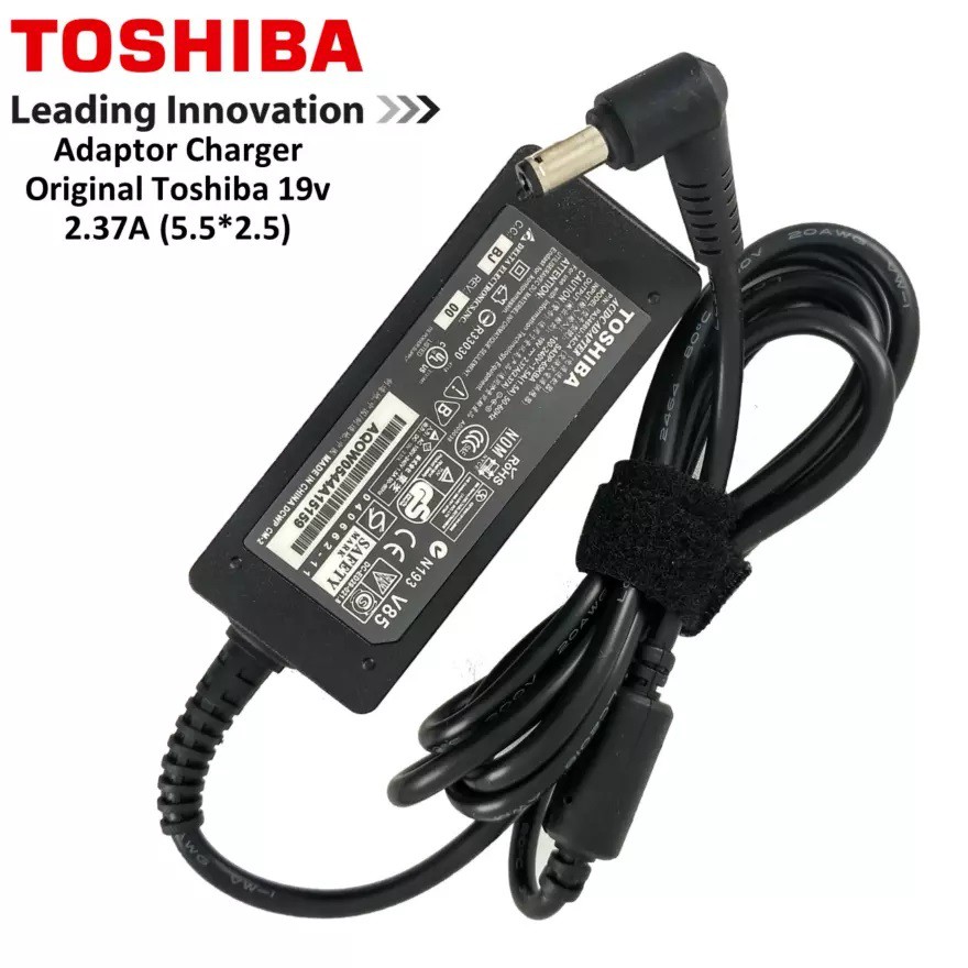 Adaptor Charger Laptop Toshiba Z830 Z835 Z930 R830 19V 2.37A Original