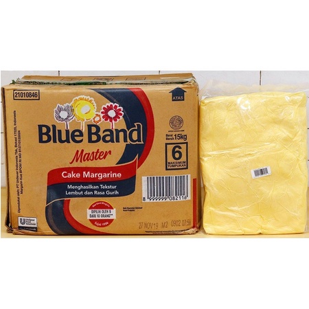 

BLUEBAND MASTER 1 KG - BLUE BAND MCM - MASTER CAKE MARGARINE 100% ASLI margarin