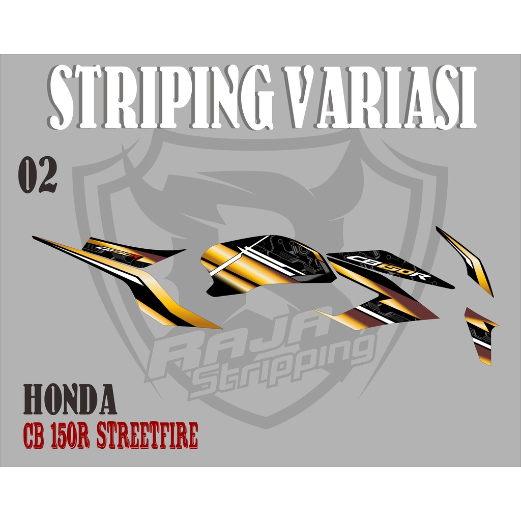 CB150R STICKER STRIPING CB 150 R STREETFIRE - STIKER MOTOR CB150R STREETFIRE Kode 02