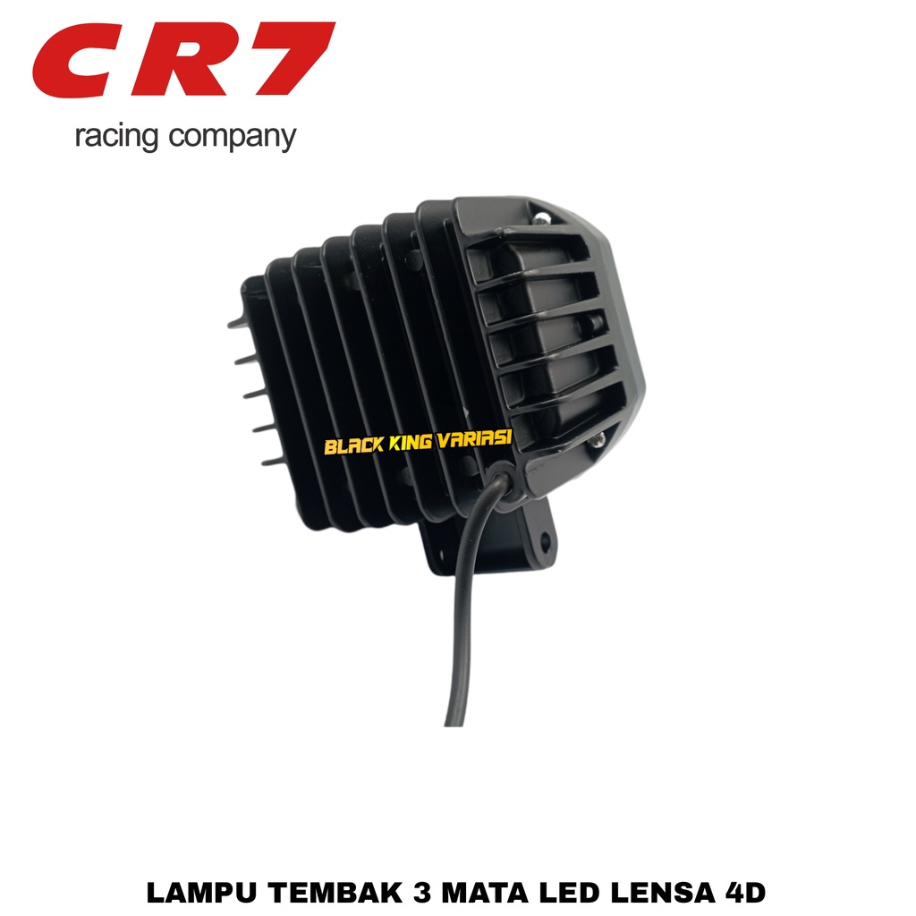 Lampu Tembak LED Cwl Daymaker 3 Mata K30 Kotak Lampu Tembak Sorot Daymaker 3 Lensa Model Kotak