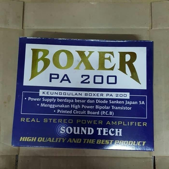 Kit Power Amplifier Boxer 200w 4 Jengkol + Power Supply