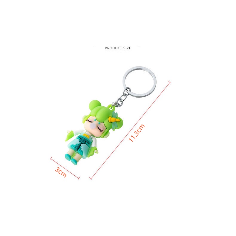 Gantungan Kunci Kartun Anime Cartoon Pikachu Keychain Key Holder