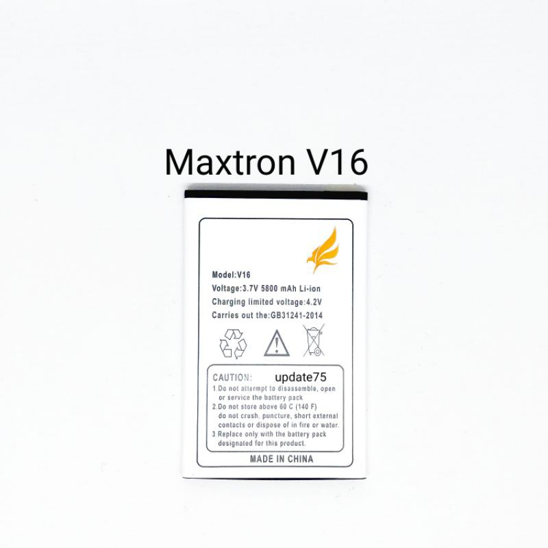 Baterai Maxtron V16