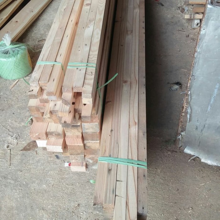 kayu jati belanda 3x4 panjang 100 cm