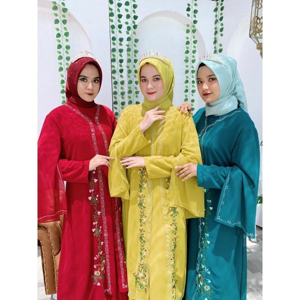 gamis Malaysia bordir
