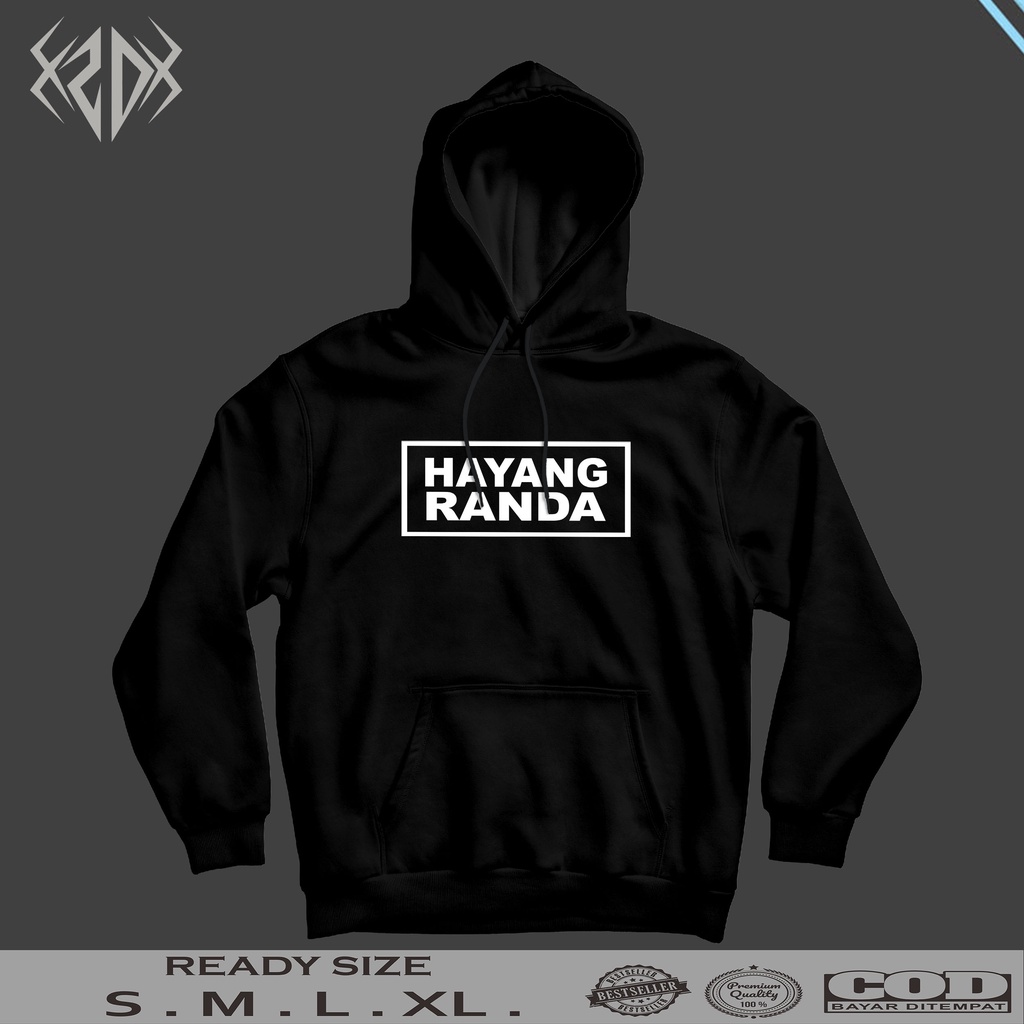 HOODIE  SUNDA TULISAN HAYANG RANDA | HOODIE PRIA KEREN | JAKET HOODIE | HOODIE KATA-KATA