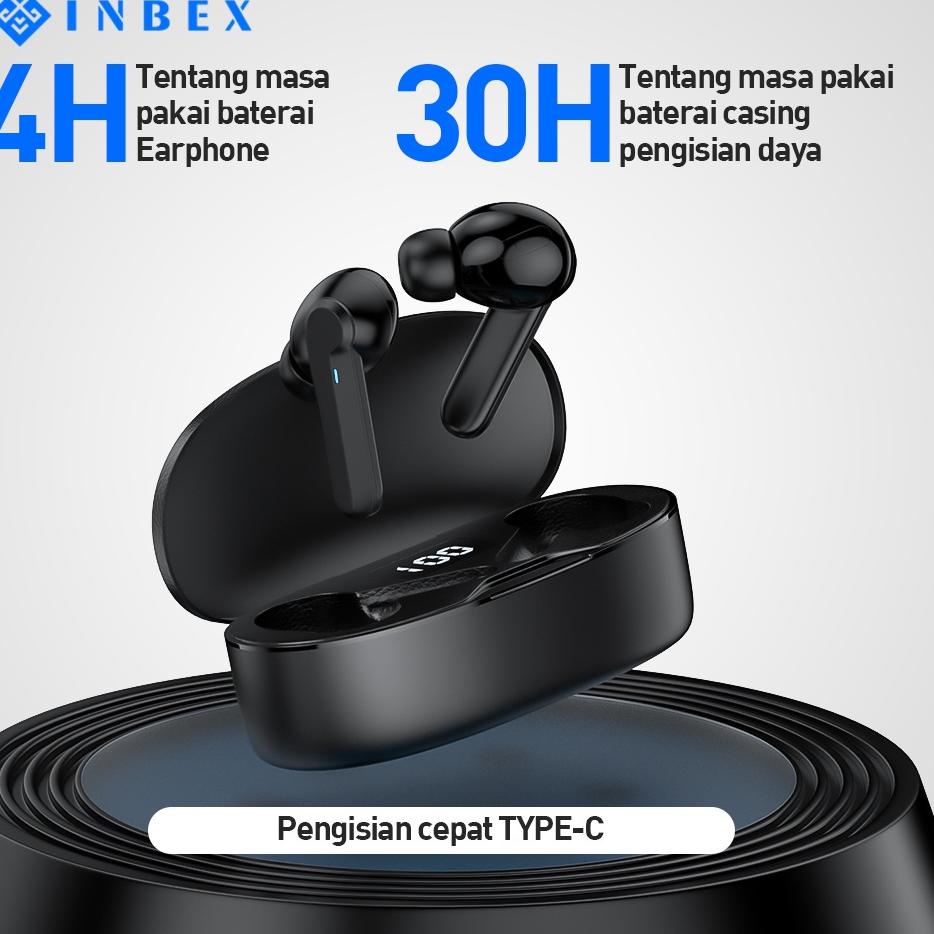 V4V2 【NEW】INBEX TWS Bluetooth Earphones Gaming Wireless Earbuds/Pro 13  Touch control Digital Displa