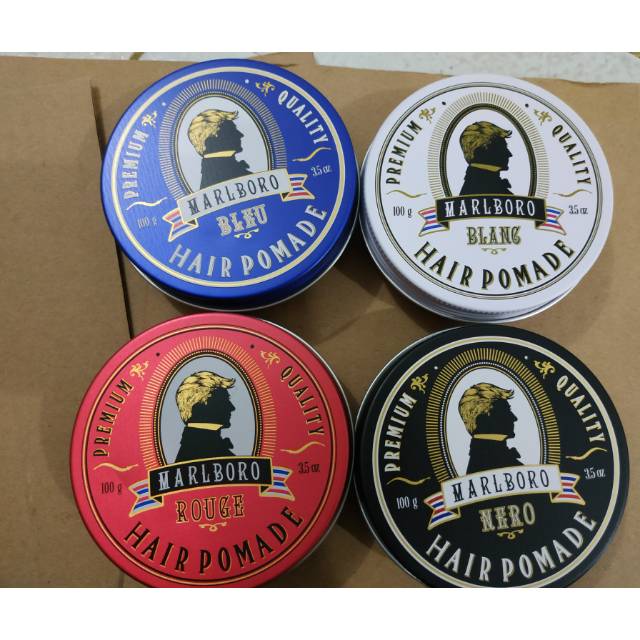 Minyak rambut cowok #Marlboro pomade premium kaleng 100gr