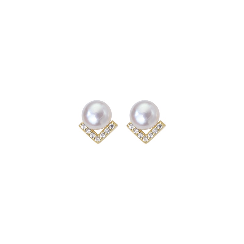 Anting Mutiara Bahan S925 Silver Untuk Wanita
