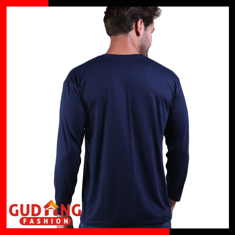 Kaos Polos Panjang Pria Kasual Smart - PLS (COMB)