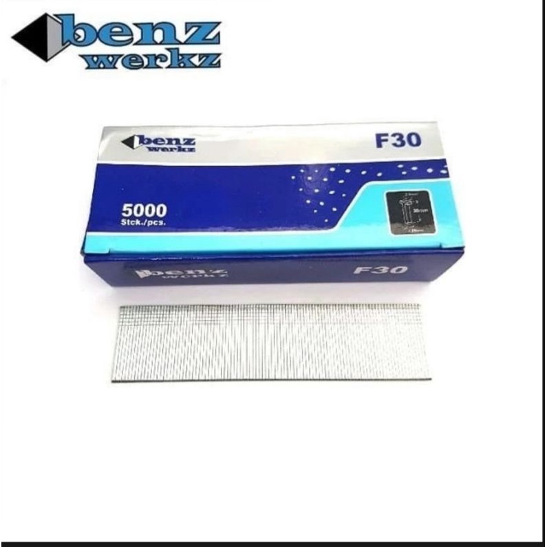 

BENZ F30 MO ISI STAPLES MESIN PAKU TEMBAK LURUS MATA AIR NAILER F30