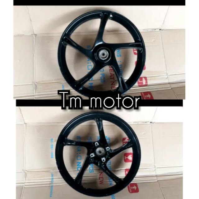 VELG DEPAN MIO KARBU SPORTY - MIO SOUL KARBU - ORI COPOTAN
