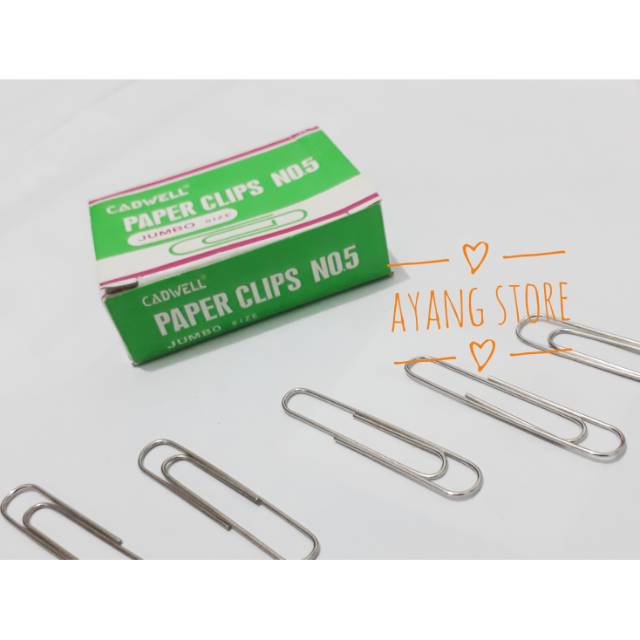 

Paper Clip Jumbo/ Besar No. 5 CADWELL