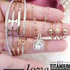 TiTanium set perhiasan wanita y528