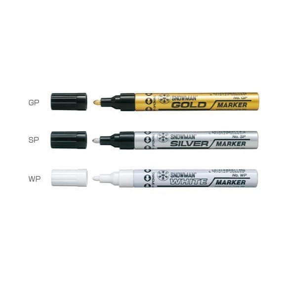 Spidol Besar Snowman Paint Marker Medium Tip Warna
