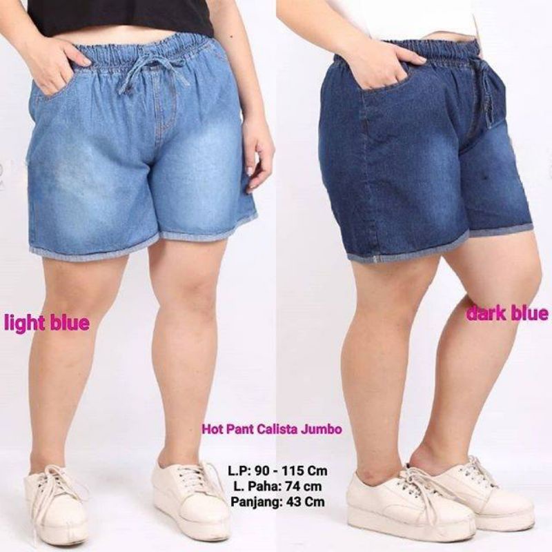 celana pendek Hot pants jeans jumbo murah/celana pendek jeans wanita jumbo/celana hot pants jeans ka