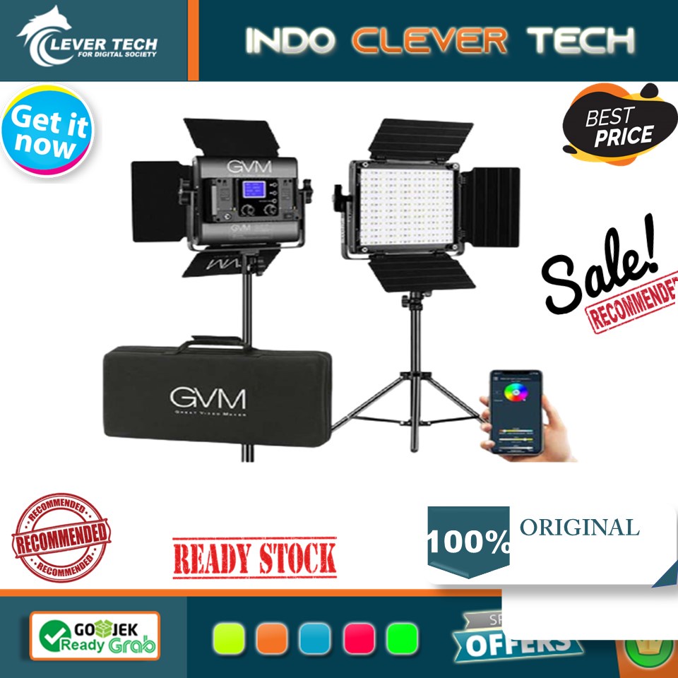 GVM 800D-RGB LED Studio Video Light