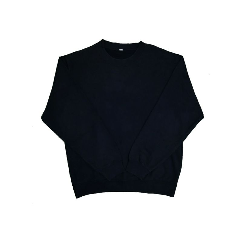 crewneck UNIQLO polos hitam second original