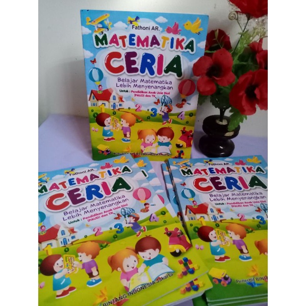 

BUKU MATEMATIKA CERIA UNTUK ANAK TK DAN SD/BUKU BELAJAR MATEMATIKA DASAR UNTUK ANAK USIA 3 SAMPAI 8 TAHUN/BUKU BELAJAR PINTAR MATEMATIKA/BUKU MATEMATIKA BERGAMBAR/MATEMATIKA CERIA UNTUK BELAJAR MENYENANGKAN