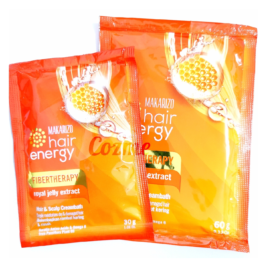 MAKARIZO Creambath ROYAL JELLY Hair Energy Fibertherapy Sachet