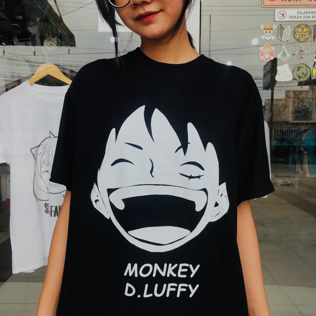 Tshirt Anime Luffy Smile Casual