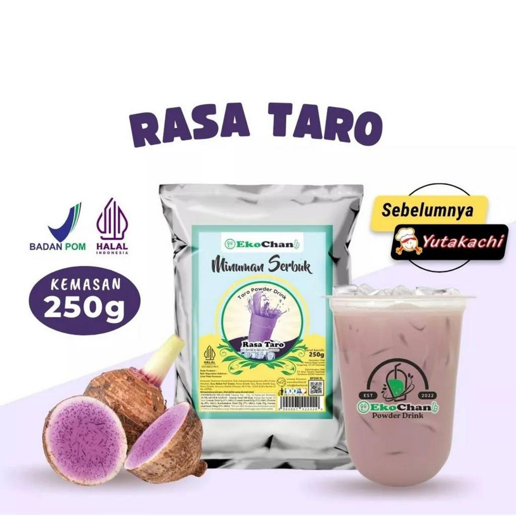 

Bubuk Minuman Yutakachi Rasa Taro Serbuk Minuman Instan Aneka Rasa Kemasan 250 Gram Powder Drink Milkshake Bisa Bayar Ditempat COD