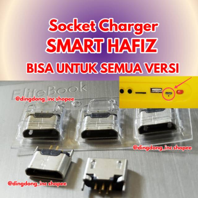 SMART HAFIZ SOCKET PORT CHARGER CASAN SEMUA VERSI