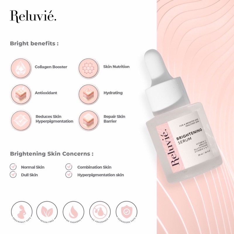 [READY] Serum Reluvie Serum Acne Reluvie | Serum Brightening Reluvie 10ml | 20ml