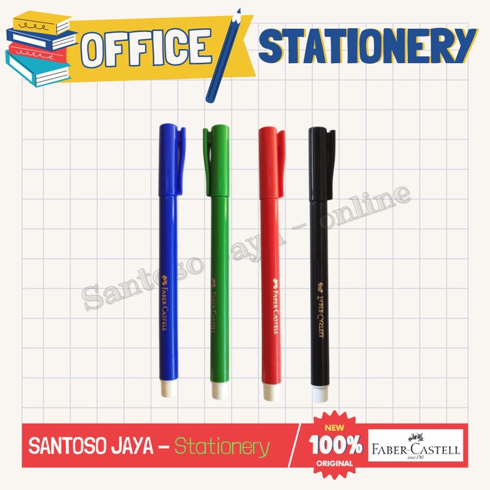 

Spidol FABER CASTELL Kecil ECER - FABER-CASTELL Marking Pen Satuan