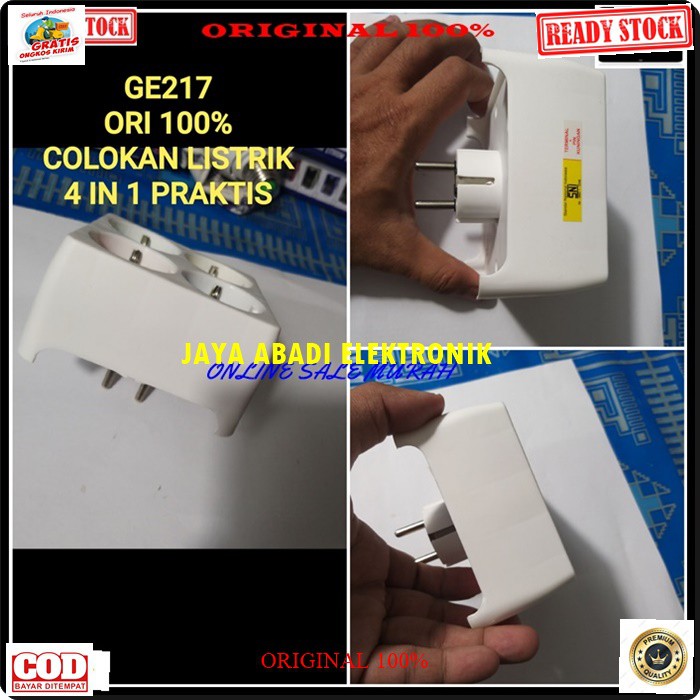 G217 COLOKAN LISTRIK 4IN1 4 IN 1 TERMINAL STEKR KEPITING STOP KONTAK SETRUM MULTIFUNGSI UNIVERSAL TAHAN PANAS PENAMBAH ORIGINAL LAMPU CABANG PRAKTIS TIDAK PERLU BONGKAR PASANG RUMAH TINGGAL COLOK SAJA DAN MENGHEMAT TEMPAT