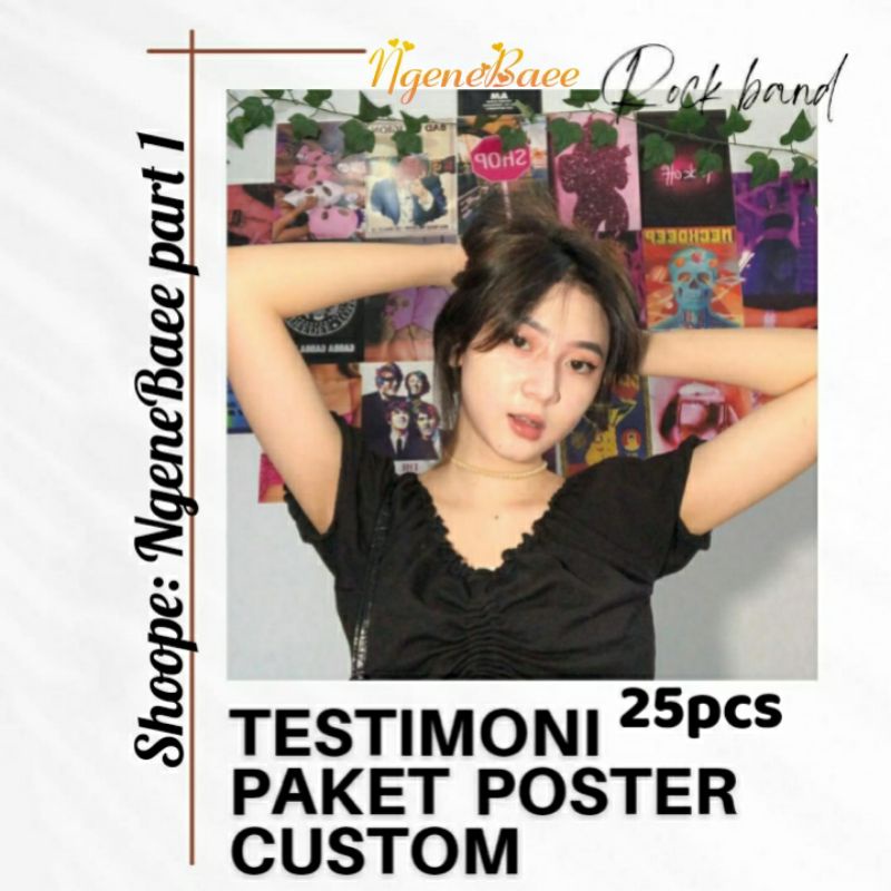 Poster Dinding Custom / Poster Foto sendiri / Poster Dinding Aeshtetic / Poster Dinding