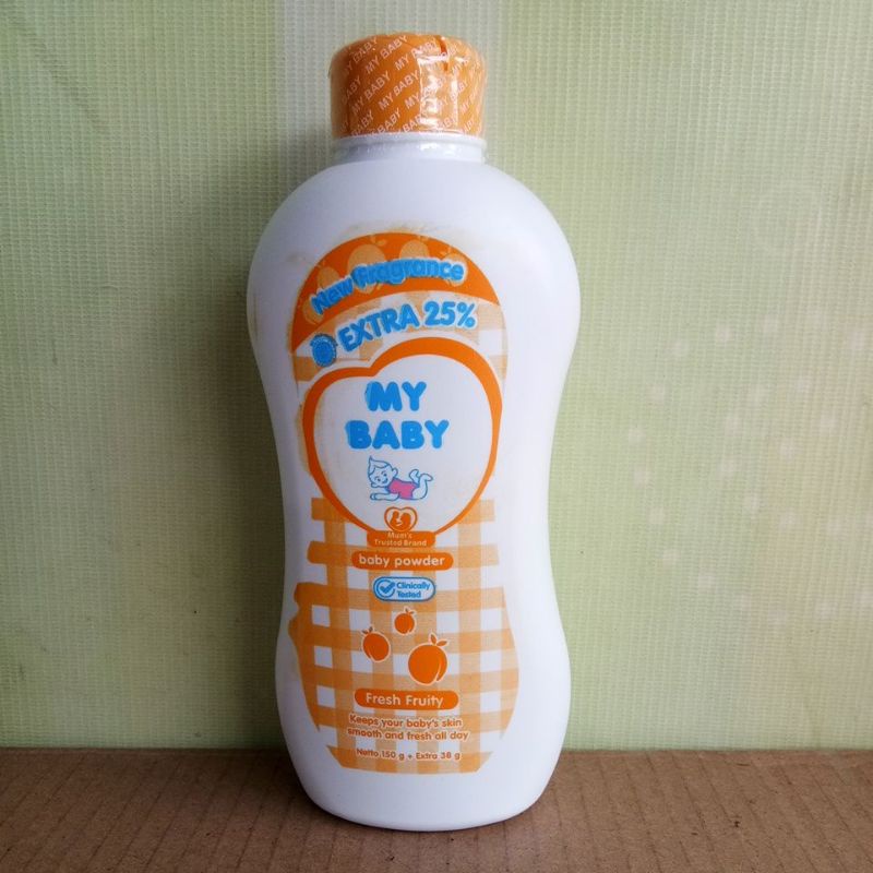 MY BABY POWDER SOFT&amp;GENTLE, SWEET FLORAL, BIANG KERINGAT, FRESH FRUITY 150+38GR