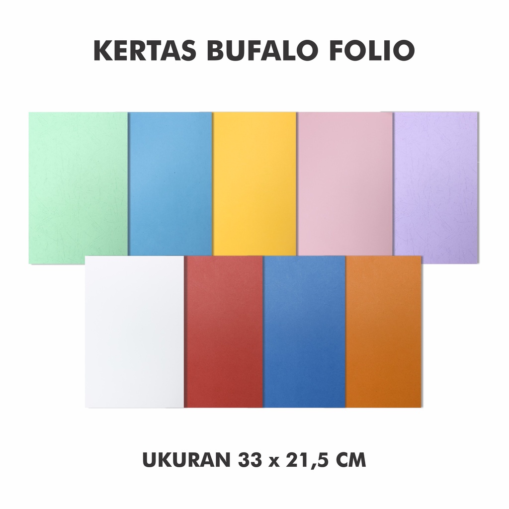 

Kertas Bufalo Folio F4 Macam Warna Kertas Tekstur High Quality Jual Satuan