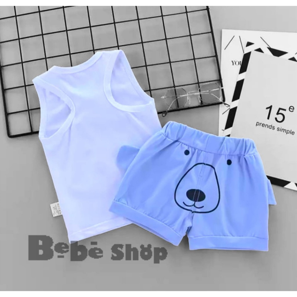 Baju Anak  perempuan Karakter  Beruang Bear Usia 0 Sampai 7 Tahun// setelan anak laki-laki// baju anak perempuan//setelana anak perempuan