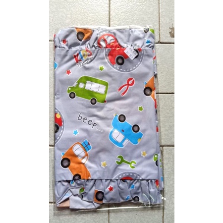 Sarung bantal + guling bayi katun / Sarung bantal dan guling bayi motif karakter anak