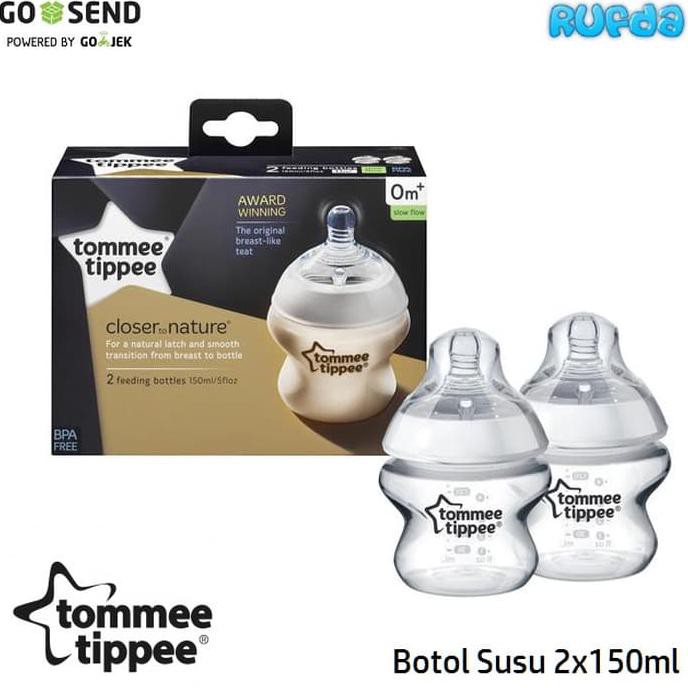Tommee Tippee Botol Susu 150ml (2pcs), Baby Bottle