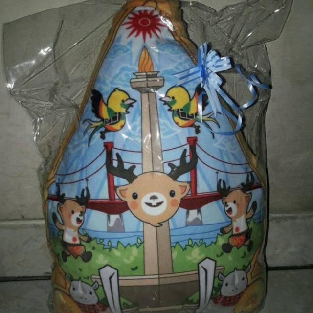 MERCHANDISE ASIAN GAMES 2018 BANTAL MASKOT