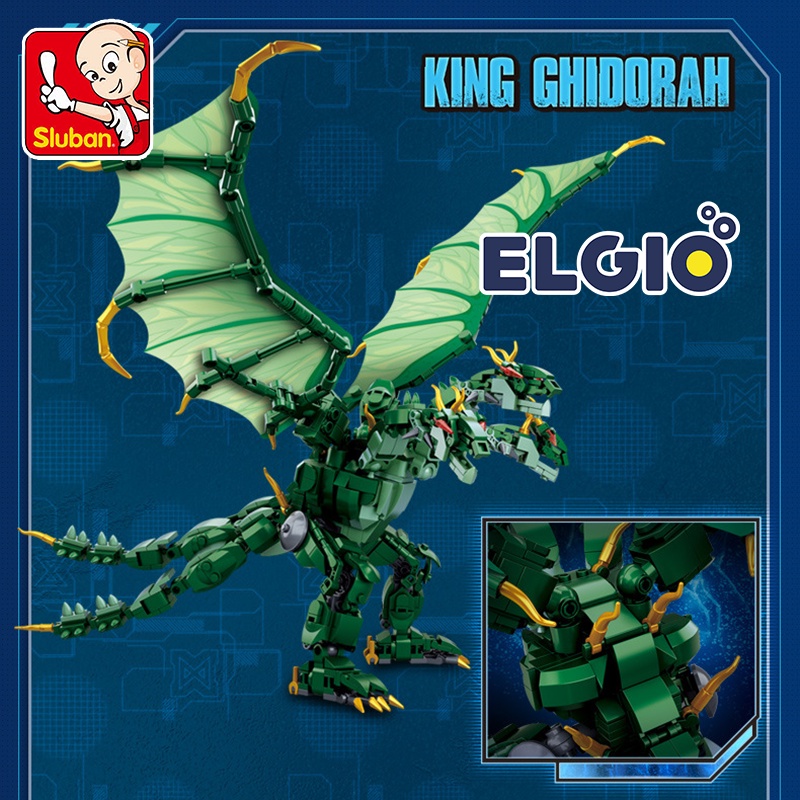 Sluban Bricks King Ghidorah Godzilla King of the Monster M38 B0785