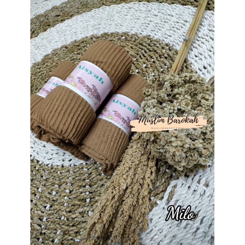 PASHMINA PLISKIT PLISKET PLEATED CERUTY BABYDOLL PREMIUM/ PASHMINA PLISKET LIDI CABANG/PLEATED SHAWL-Milo