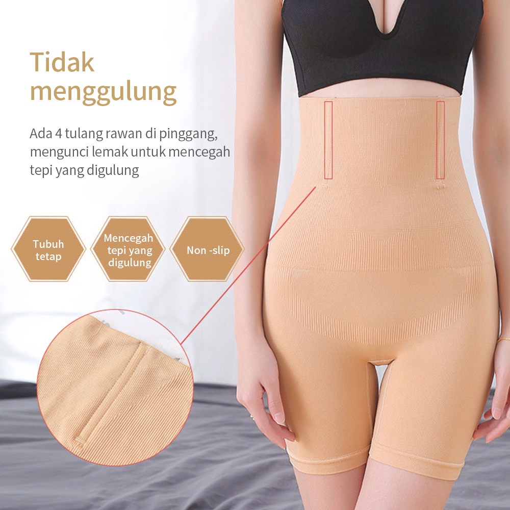 Halobaby Celana Korset Slimming Pants Pembentuk Tubuh Shapewear Pinggang Ramping Untuk Wanita Celana Dalam