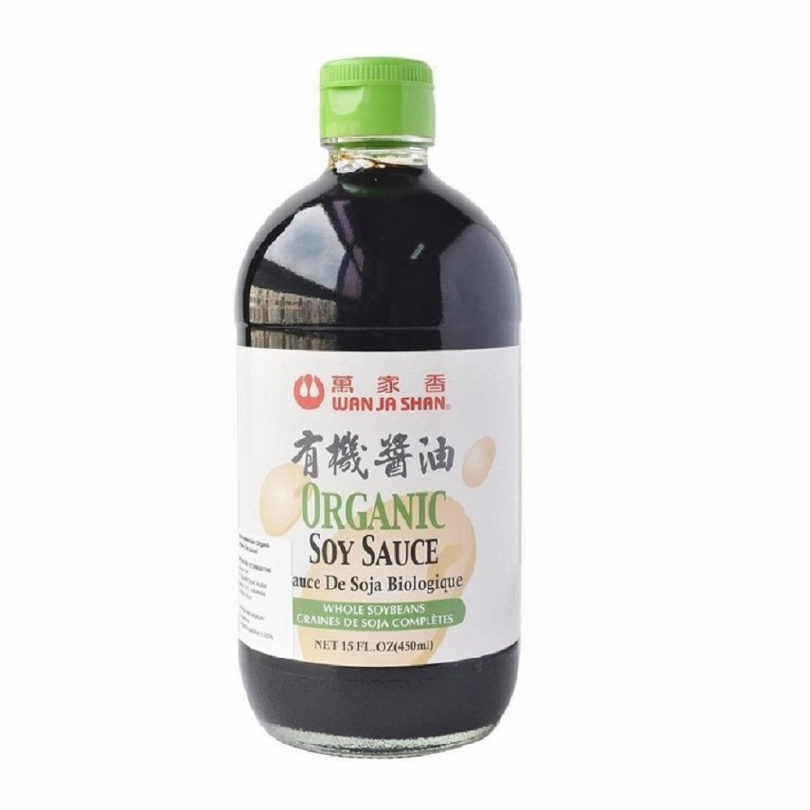 

kecap asin organic soy sauce biologique wan ja shan 450