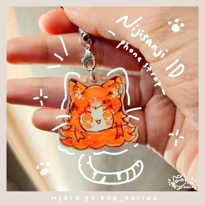 [roh_kucing] Phone strap Nijisanji ID