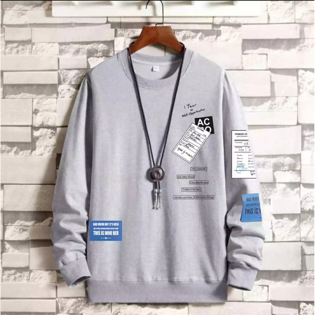 SWEATER LENGAN PANJANG ACOC/BISA COD/BAYAR DI TEMPAT