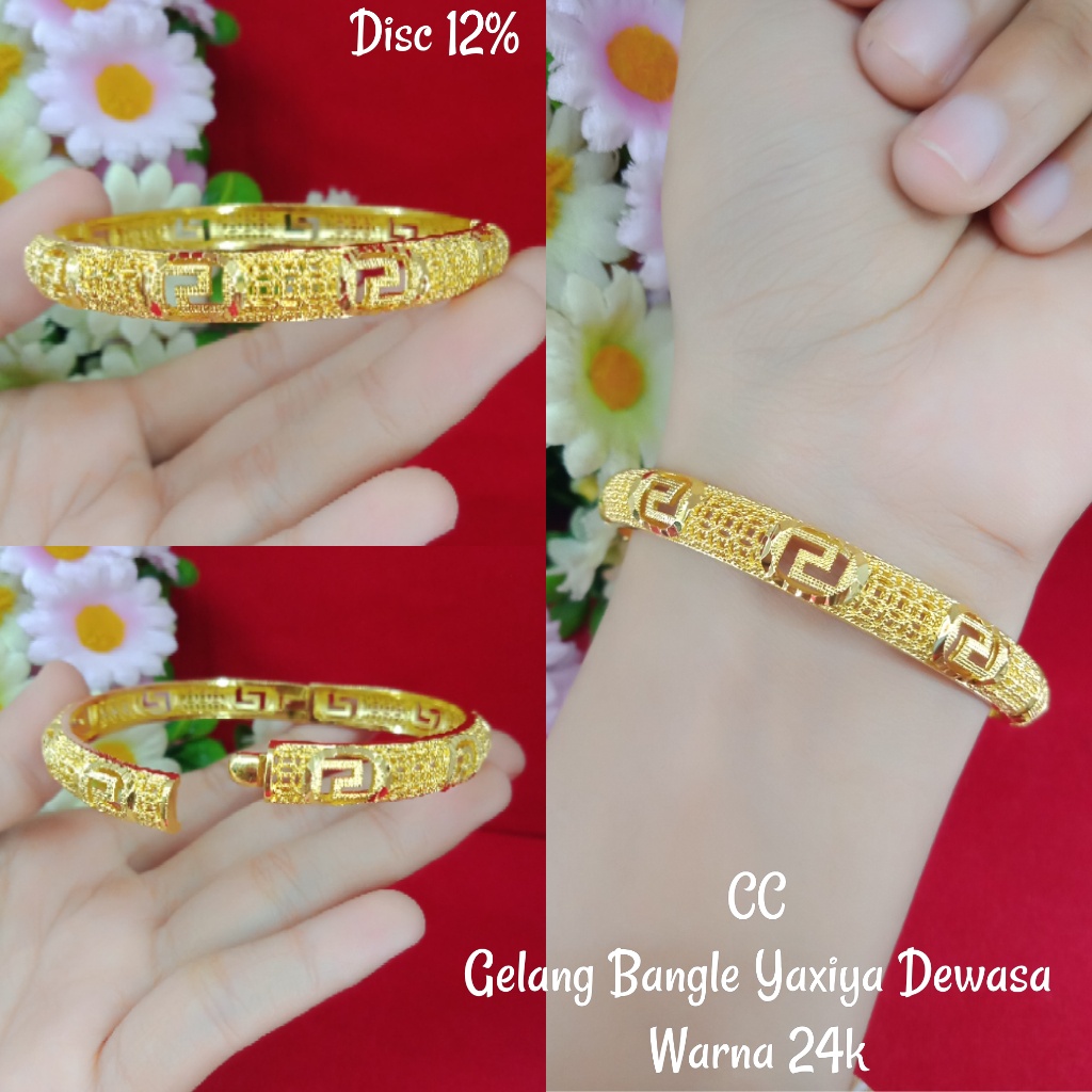 Gelang bangle Bangkok Mas Muda 375 | gelang tangan wanita gelang bangle