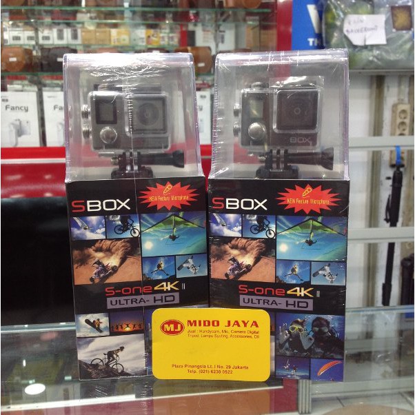 Termurah               Action cam SBOX S-One 4K II Ultra HD