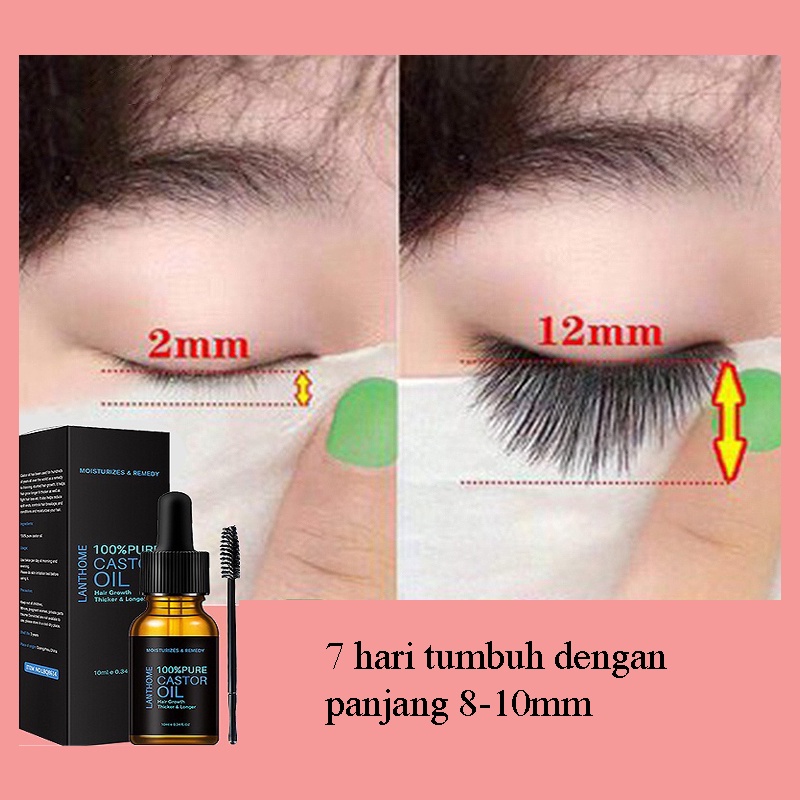 Penumbuh alis Erum bulu mata dan alis Penumbuh bulu mata Penebal alis dan bulu mata 10ml Serum Pertumbuhan Bulu Mata Cepat 7 Hari Penebal Pemanjang Bulu Mata dan Alis Perawatan Bulu Mata