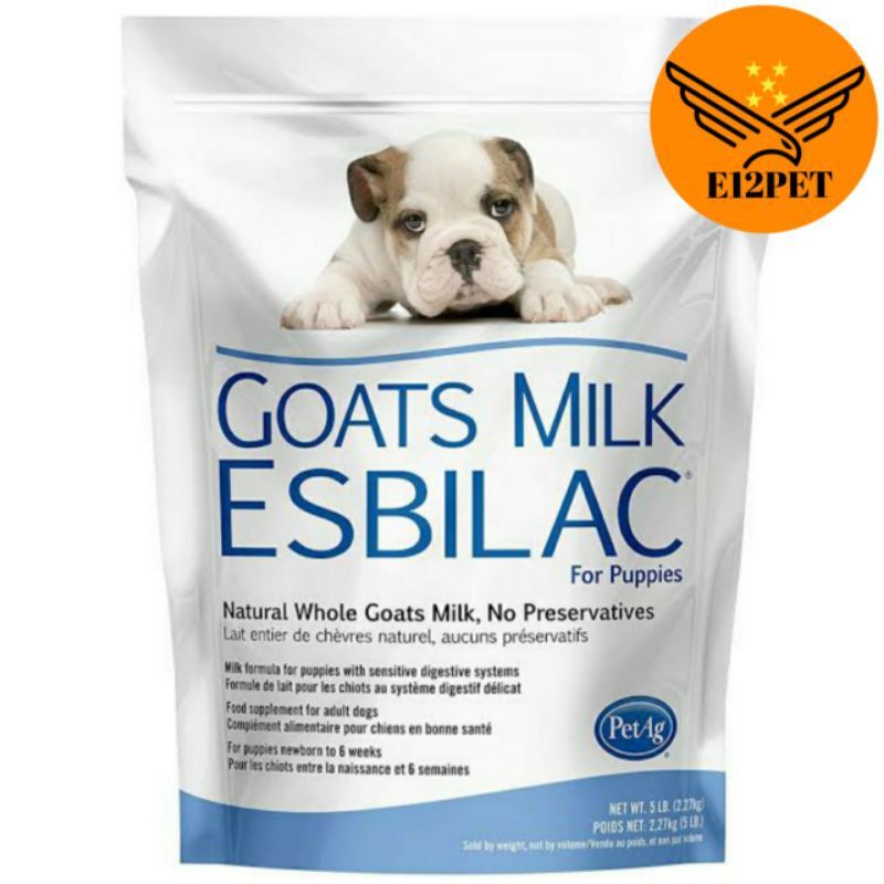 Jual Esbilac Goats Milk Dog 2 27kg 5lbs Susu Kambing Untuk Puppy Newborn Susu Esbilac Goatmilk Indonesia Shopee Indonesia