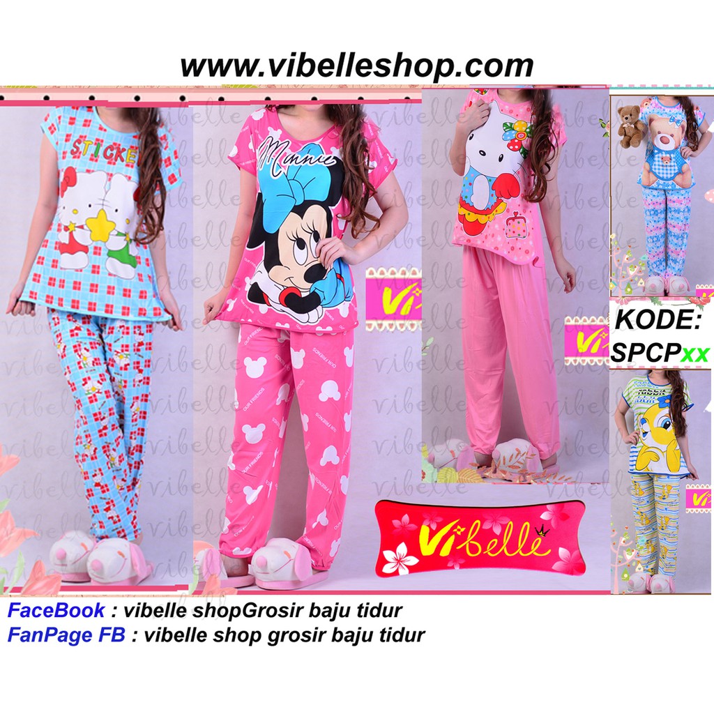 SPCPxxx Vibelle shop grosir baju tidur piyama fashion SPCPxxx Vibelle shop grosir baju tidur piyama fashion